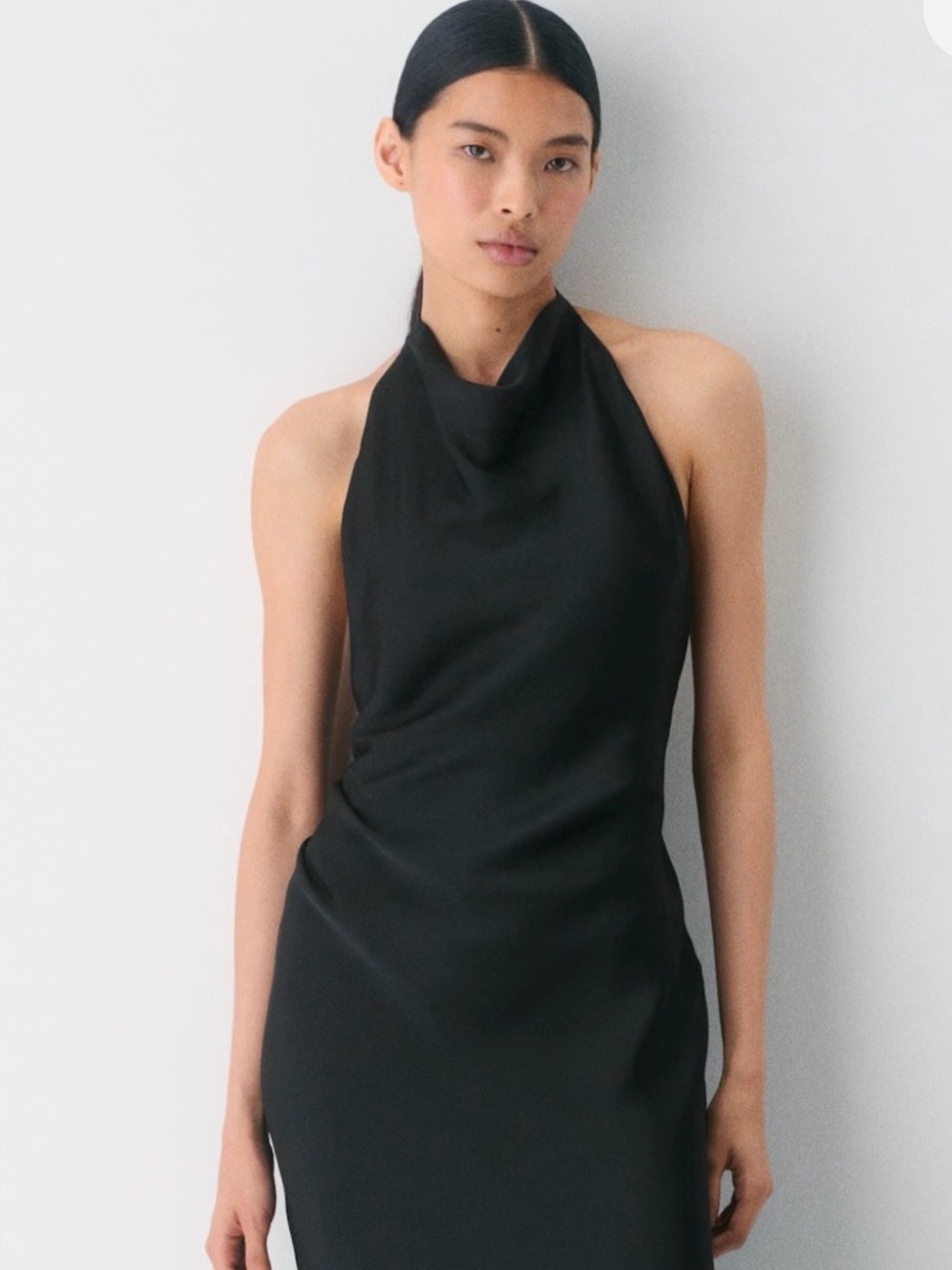 Audience Satin Halter Dress